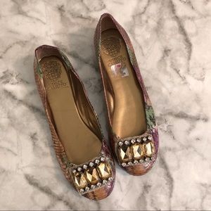 Vince Camuto Jeweled Multicolor Flats